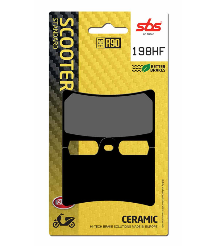 Pastilla de freno SBS P198-HF