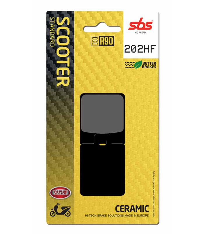 Pastilla de freno SBS P202-HF