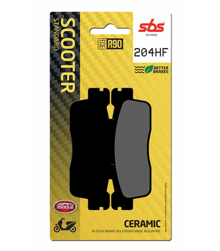 Pastilla de freno SBS P204-HF