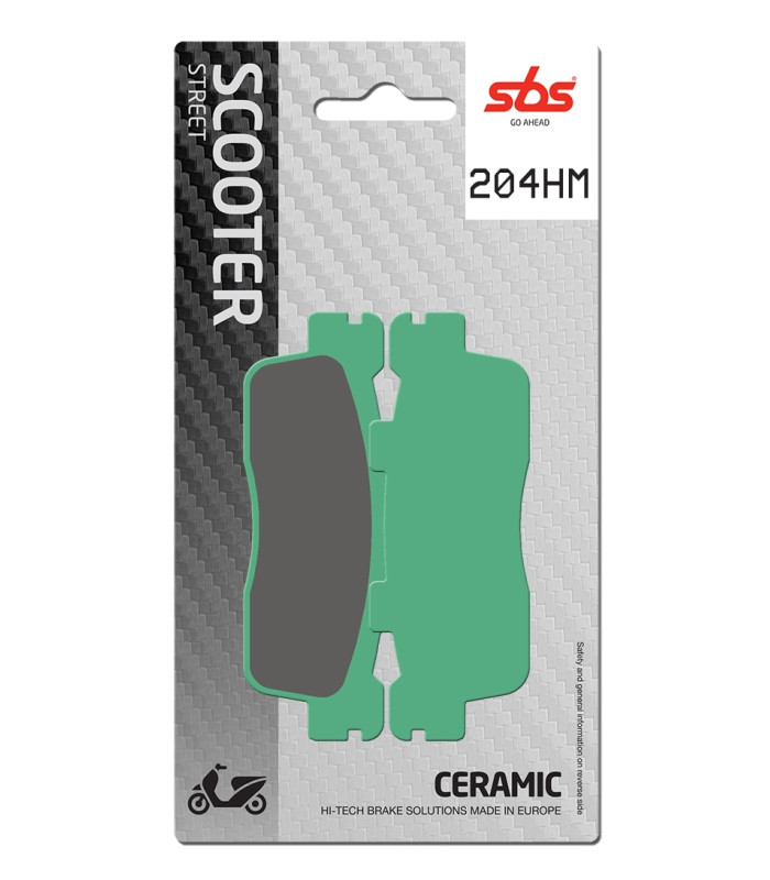 Pastilla de freno SBS P204-HM