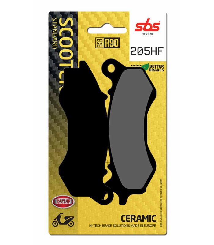 Pastilla de freno SBS P205-HF