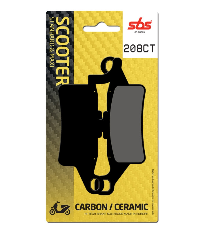 Pastilla de freno SBS P208-CT