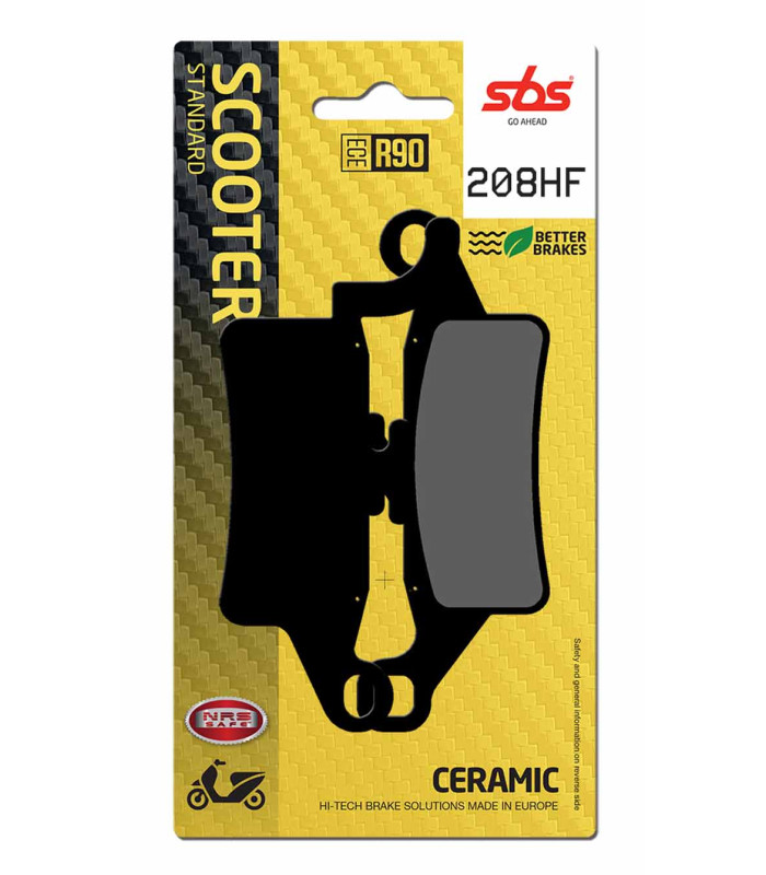 Pastilla de freno SBS P208-HF