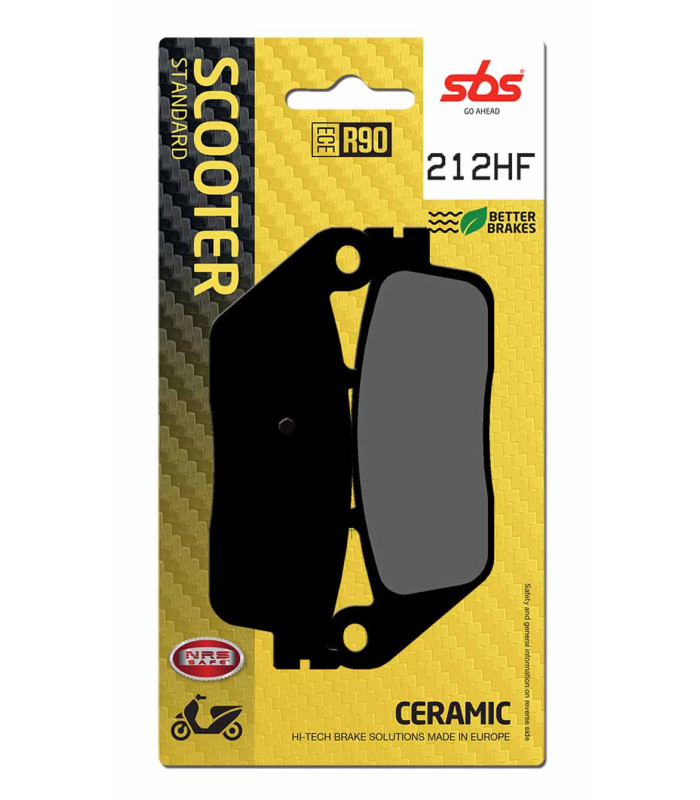 Pastilla de freno SBS P212-HF
