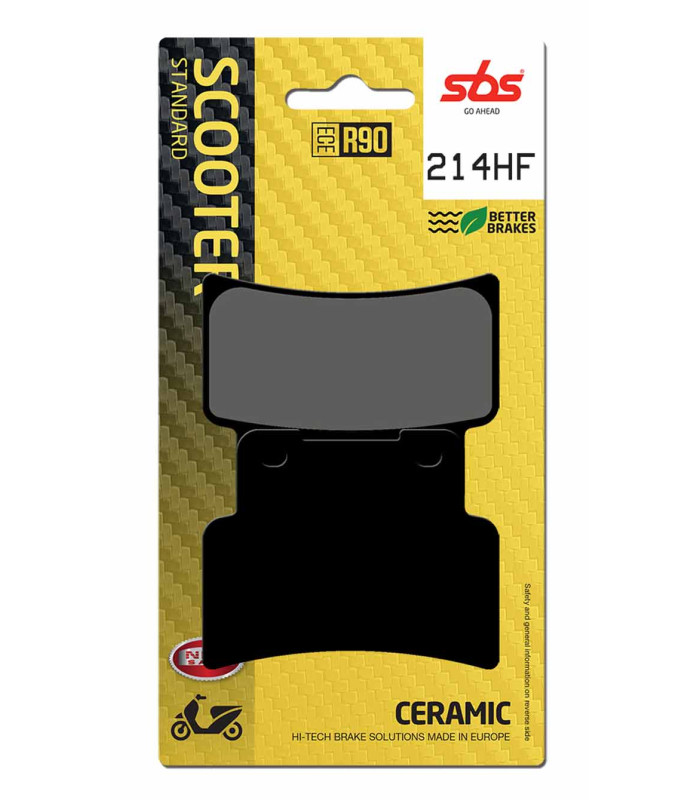 Pastilla de freno SBS P214-HF