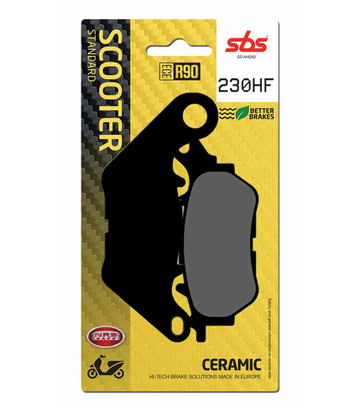 Pastilla de freno SBS P230-HF