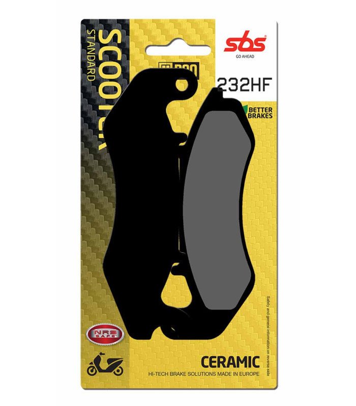 Pastilla de freno SBS P232-HF