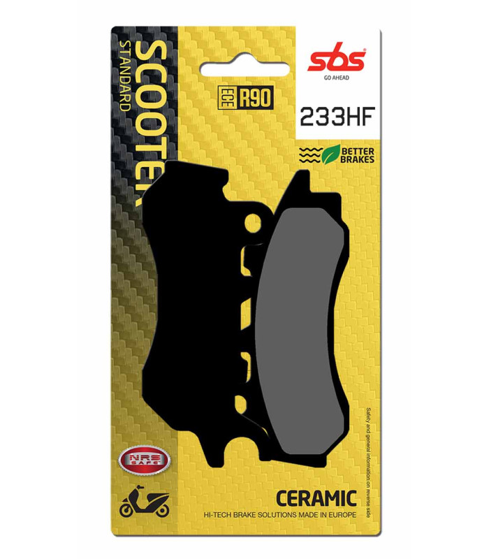 Pastilla de freno SBS P233-HF