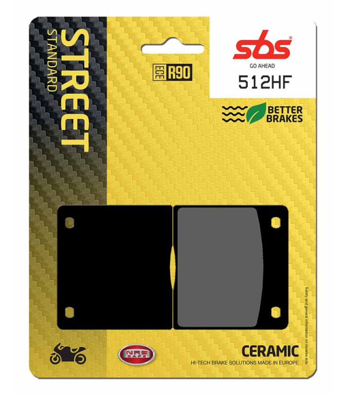 Pastilla de freno SBS P512-HF