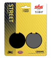 Pastilla de freno SBS P518-HF