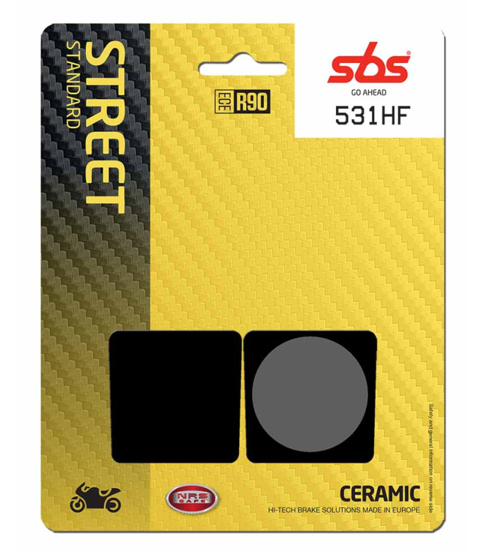Pastilla de freno SBS P531-HF