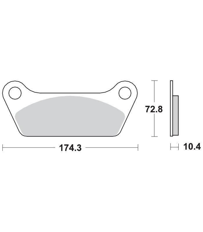Pastilla de freno SBS P553-LF