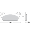 Pastilla de freno SBS P553-LF