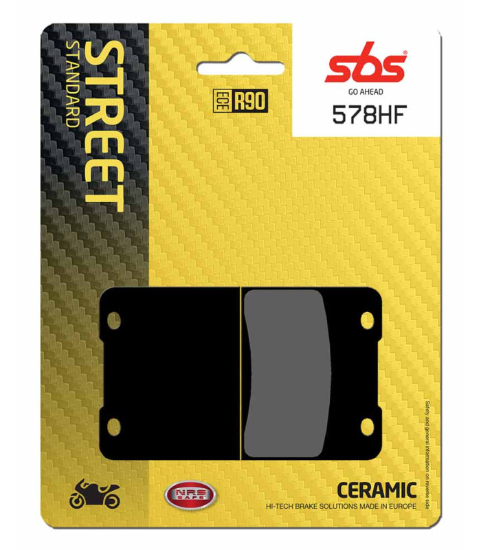 Pastilla de freno SBS P578-HF