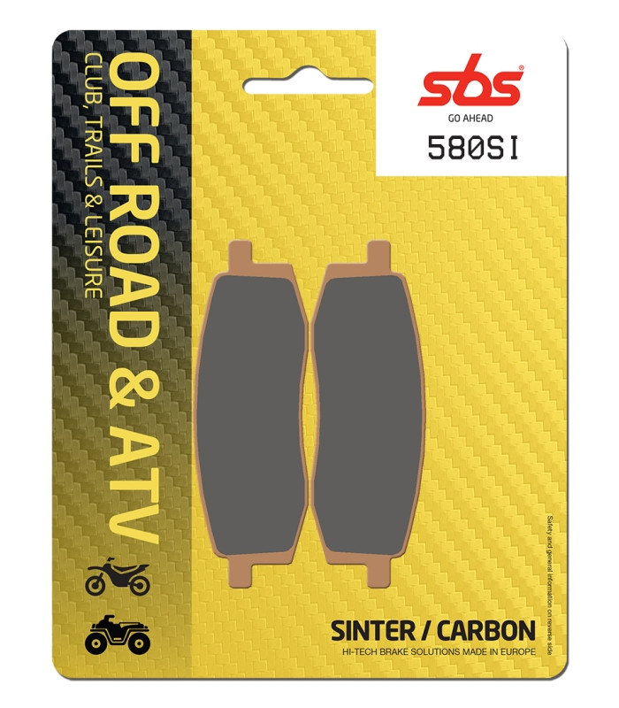 Pastilla de freno SBS P580-SI