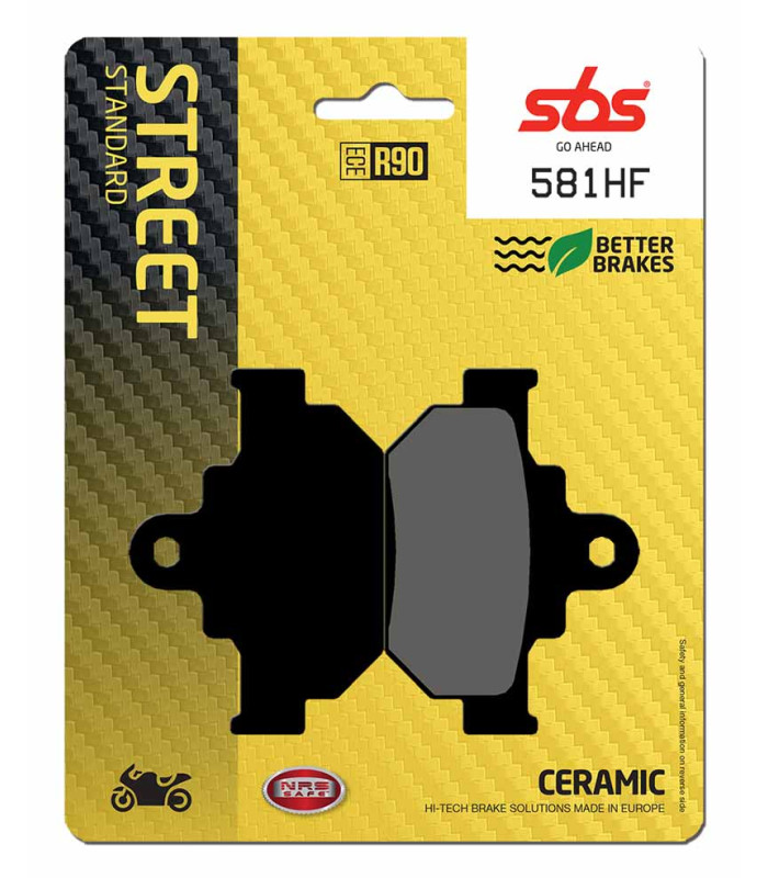 Pastilla de freno SBS P581-HF