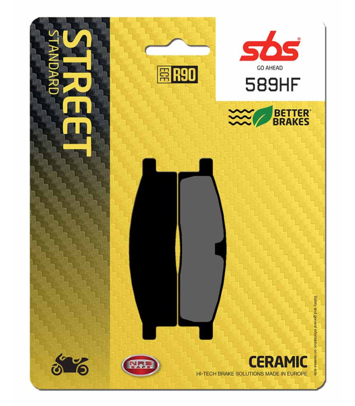 Pastilla de freno SBS P589-HF