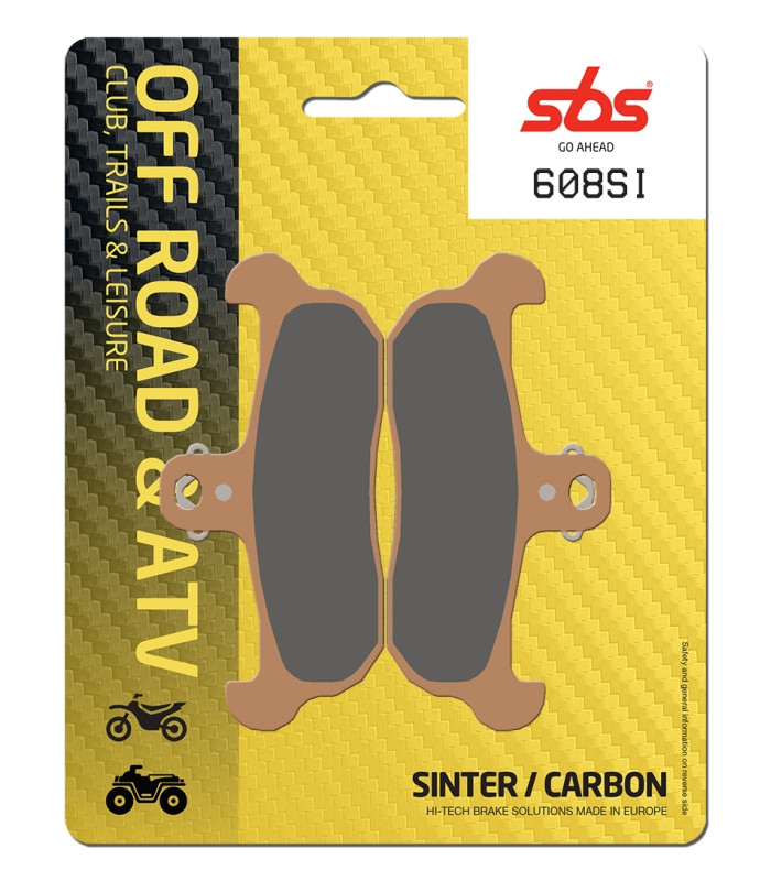 Pastilla de freno SBS P608-SI