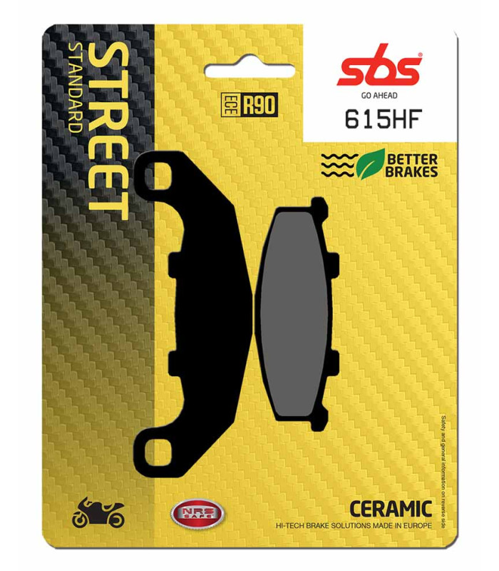Pastilla de freno SBS P615-HF