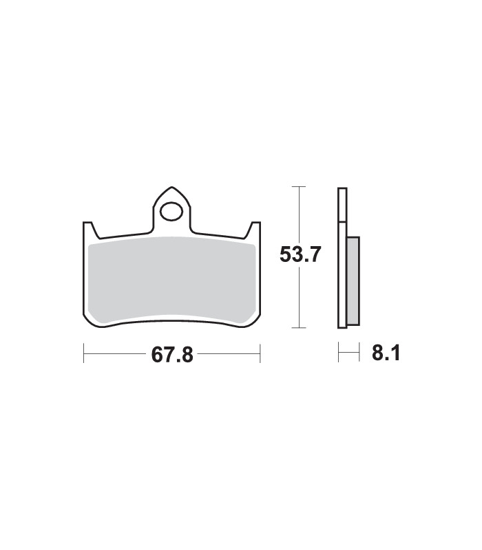 Pastilla de freno SBS P622-RQ