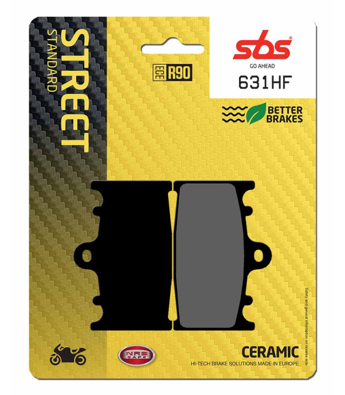 Pastilla de freno SBS P631-HF