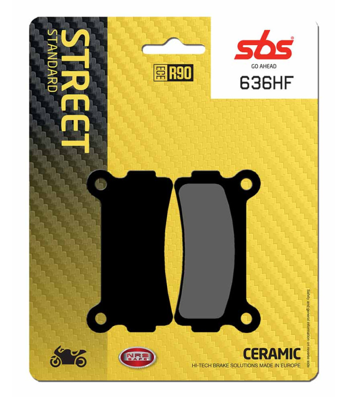 Pastilla de freno SBS P636-HF