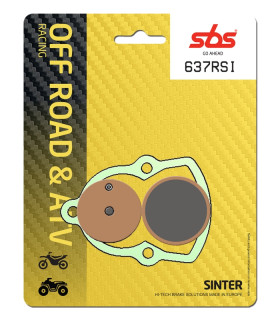 Pastilla de freno SBS P637-RSI