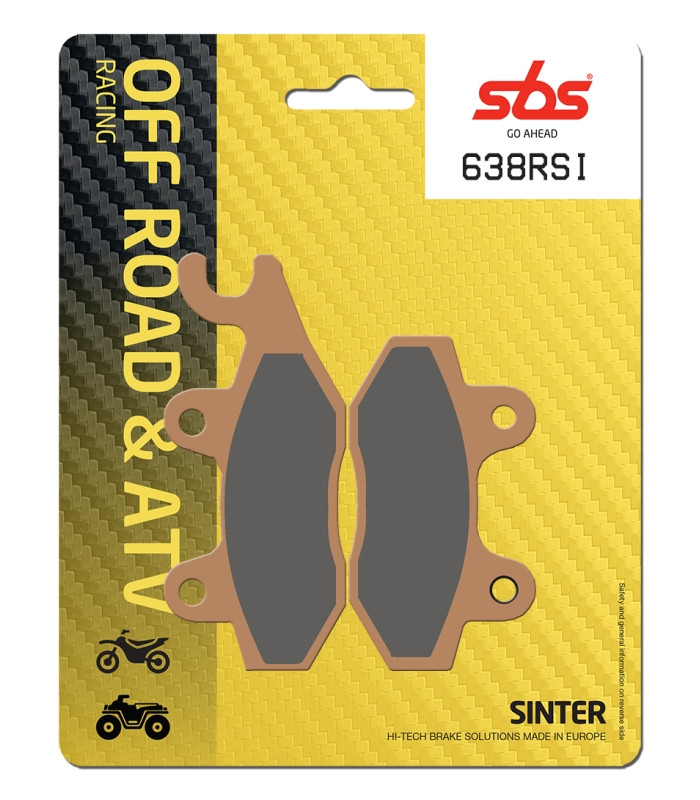 Pastilla de freno SBS P638-RSI