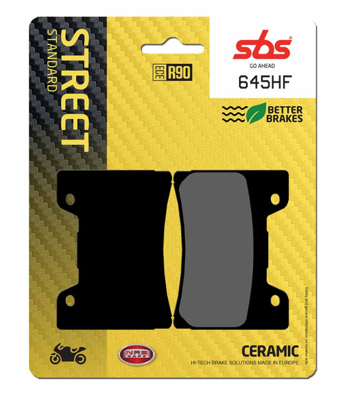 Pastilla de freno SBS P645-HF