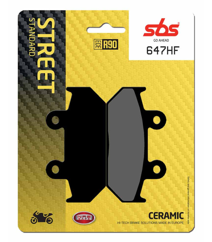 Pastilla de freno SBS P647-HF