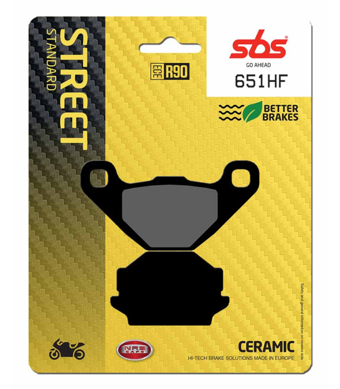 Pastilla de freno SBS P651-HF