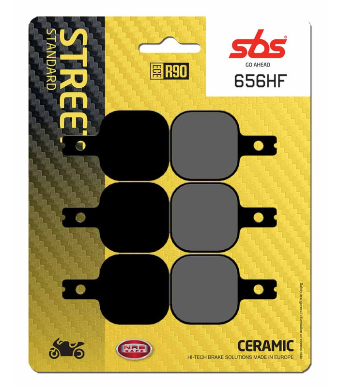 Pastilla de freno SBS P656-HF