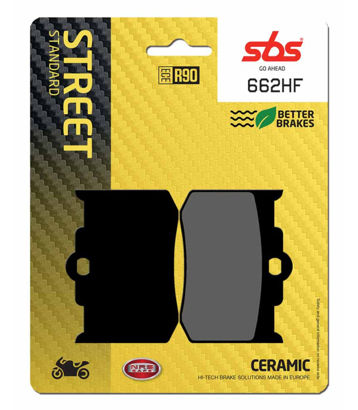 Pastilla de freno SBS P662-HF