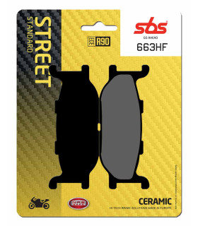 Pastilla de freno SBS P663-HF