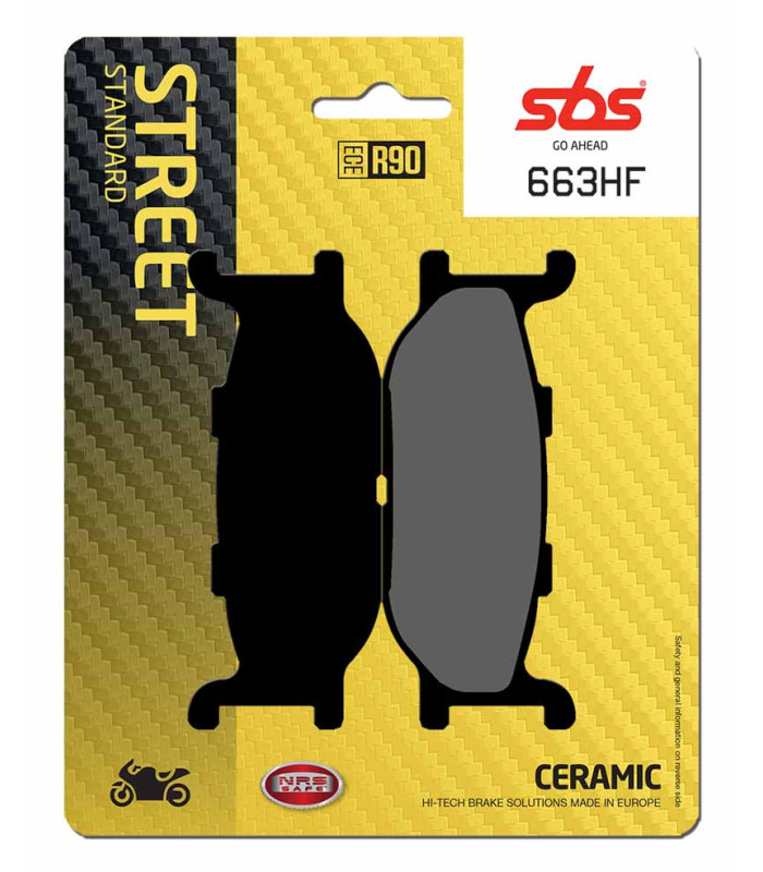 Pastilla de freno SBS P663-HF