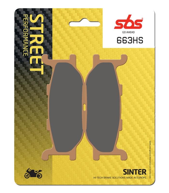 Pastilla de freno SBS P663-HS