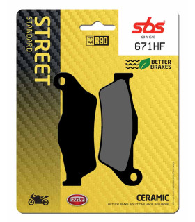 Pastilla de freno SBS P671-HF