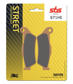 Pastilla de freno SBS P671-HS