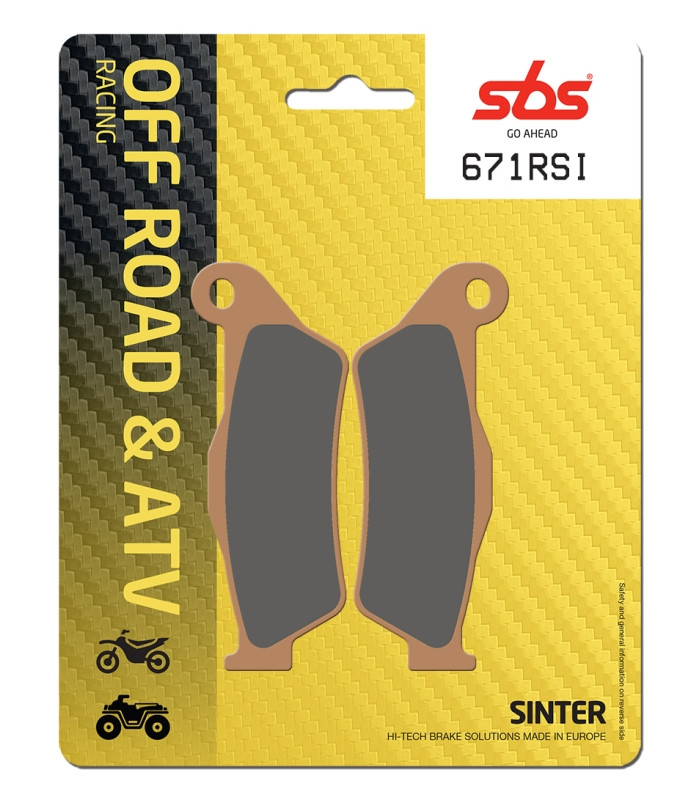 Pastilla de freno SBS P671-RSI