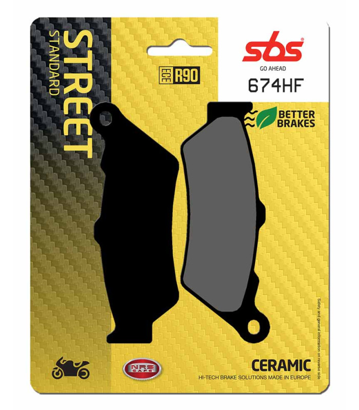Pastilla de freno SBS P674-HF
