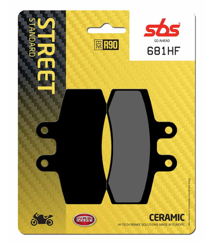 Pastilla de freno SBS P681-HF