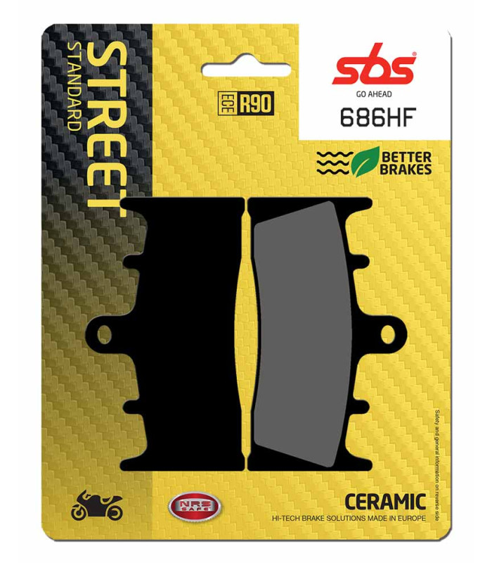 Pastilla de freno SBS P686-HF