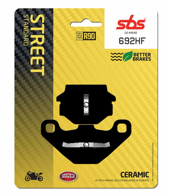 Pastilla de freno SBS P692-HF