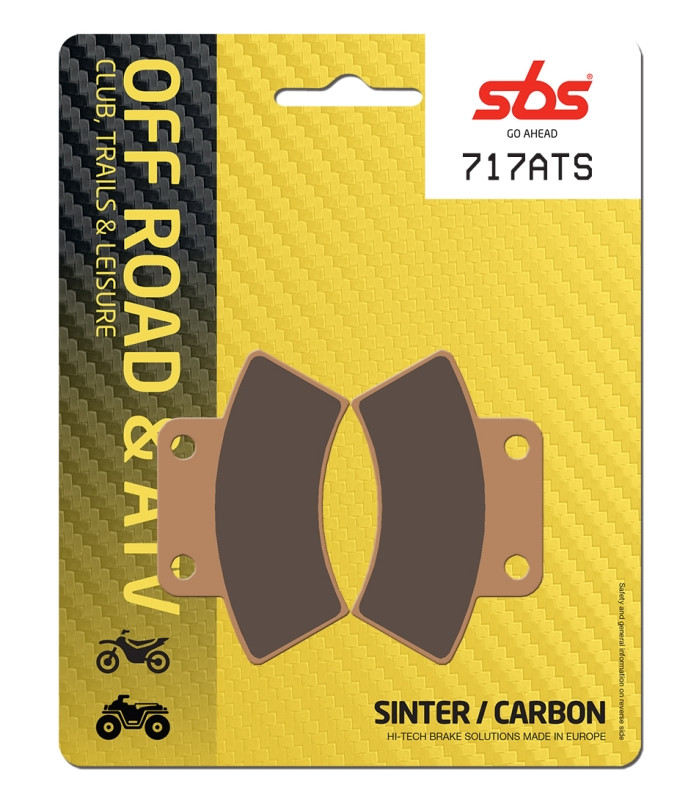 Pastilla de freno SBS P717-ATS