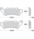 Pastilla de freno SBS P722-HS