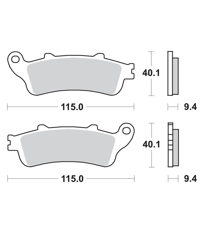 Pastilla de freno SBS P722-HS