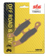 Pastilla de freno SBS P726-RSI
