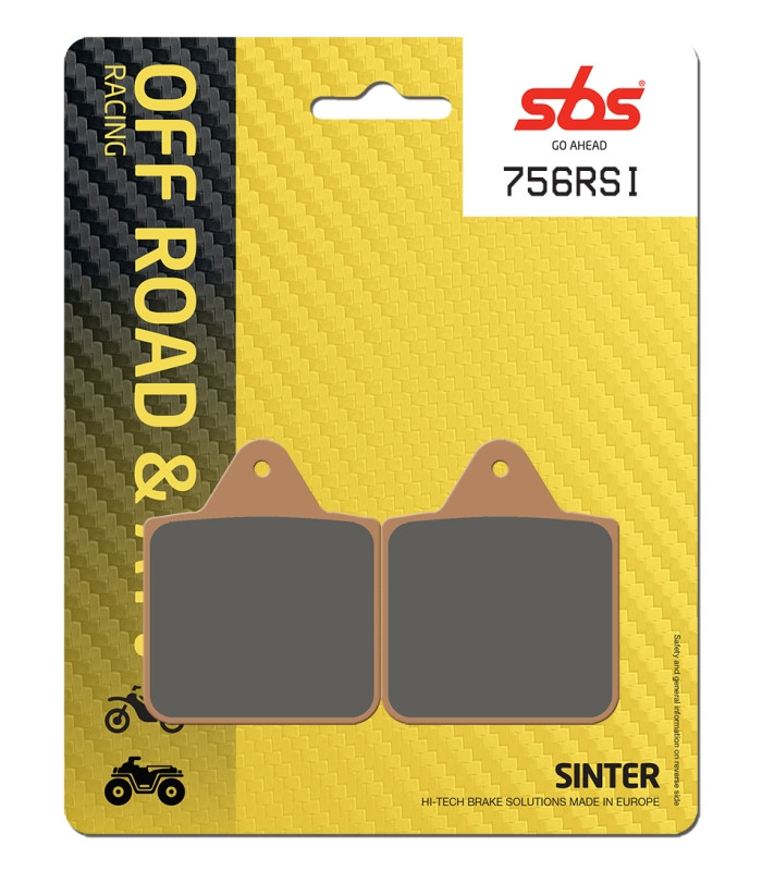 Pastilla de freno SBS P756-RSI