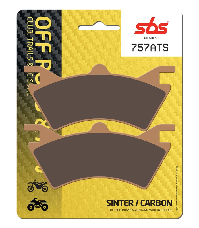 Pastilla de freno SBS P757-ATS