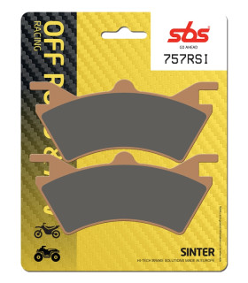 Pastilla de freno SBS P757-RSI